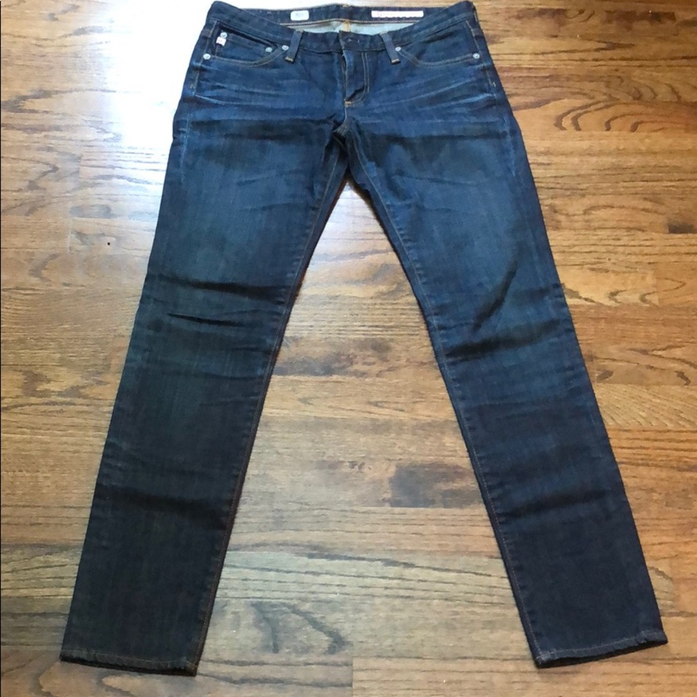 Ladies AG Stilt Cigarette Leg vintage blue jean